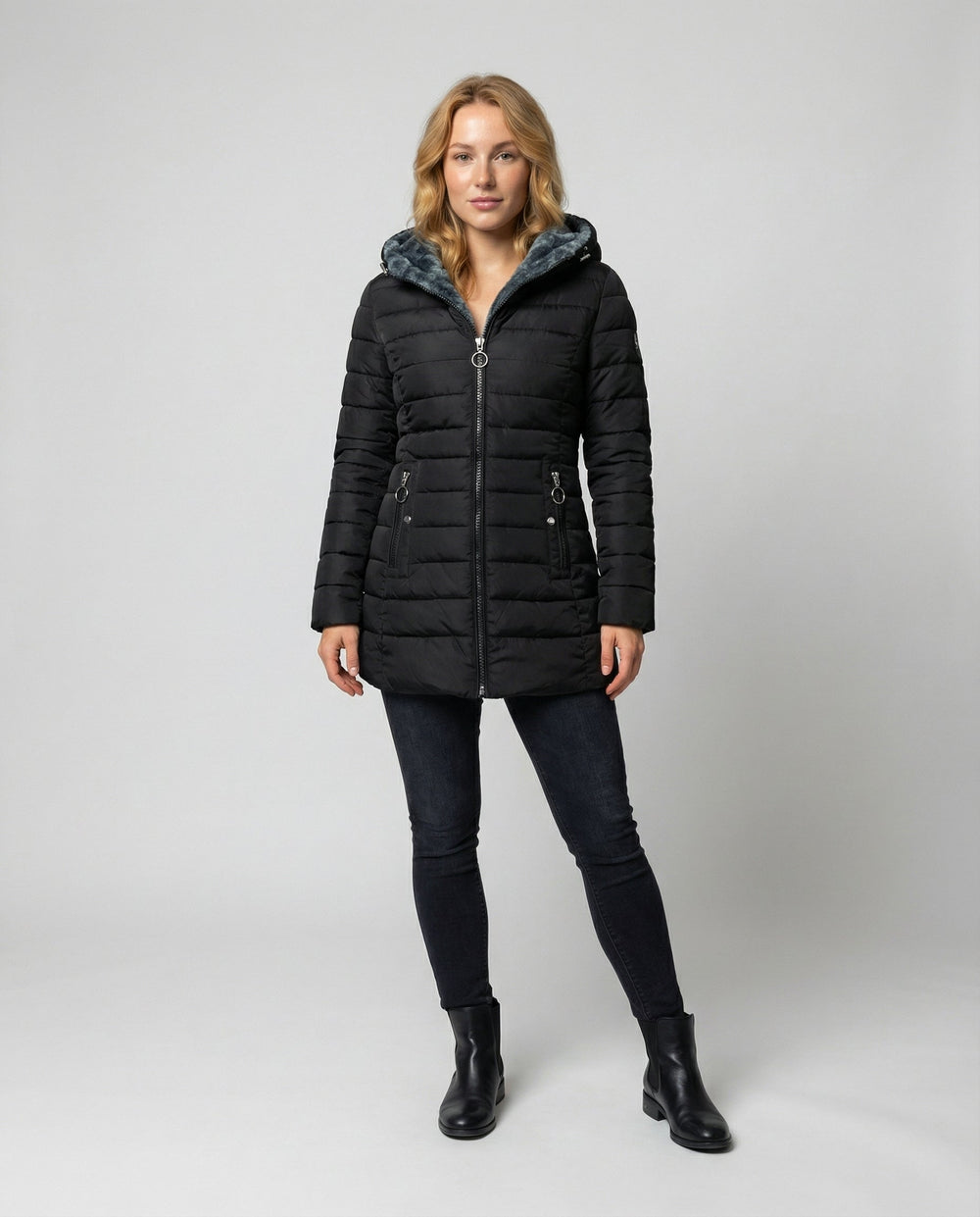 Lange Winterjacke Damen | Heidi-Mode