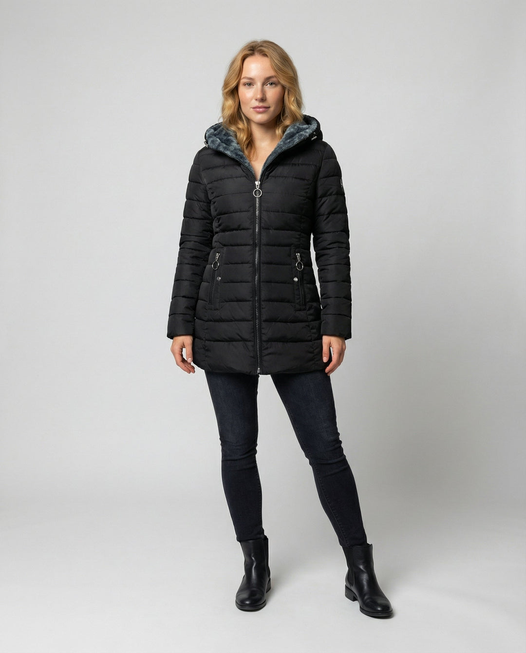 Lange Winterjacke Damen | Heidi-Mode