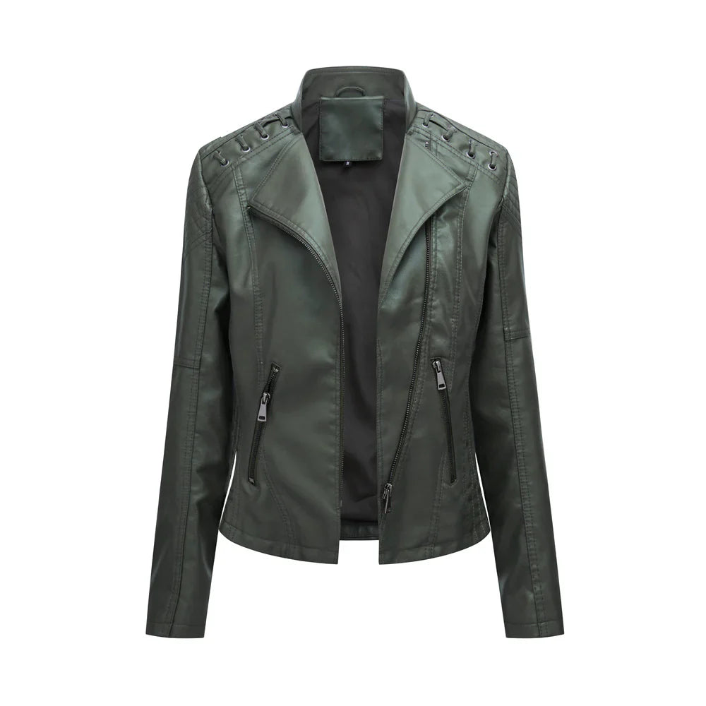 Heidi-Mode - Kunstlederjacke