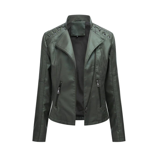 Heidi-Mode - Kunstlederjacke