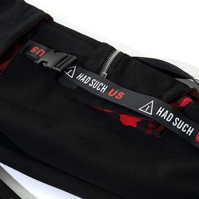joggingbroek met utility straps
