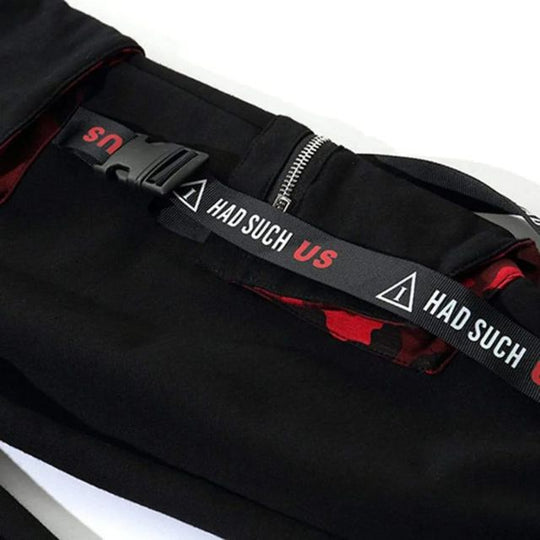 joggingbroek met utility straps