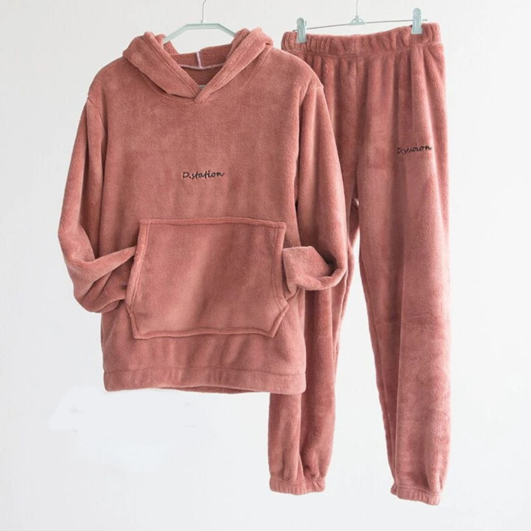 Heidi-Mode | Warmer Bequemer Unisex Trainingsanzug Aus Fleece