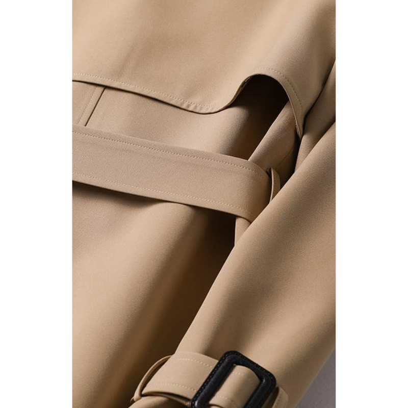 Heidi-Mode | Klassischer Langer Trenchcoat für Frauen Stilvoller Trenchcoat Damen