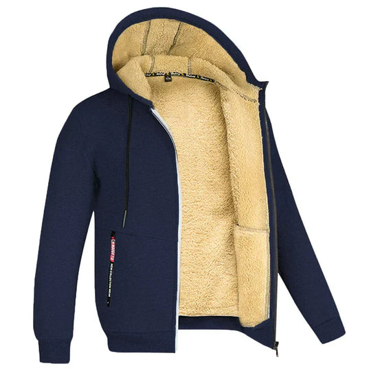 Heidi-Mode - Gemütlicher und Stilvoller Zip-Up Fleece Hoodie für den Winter