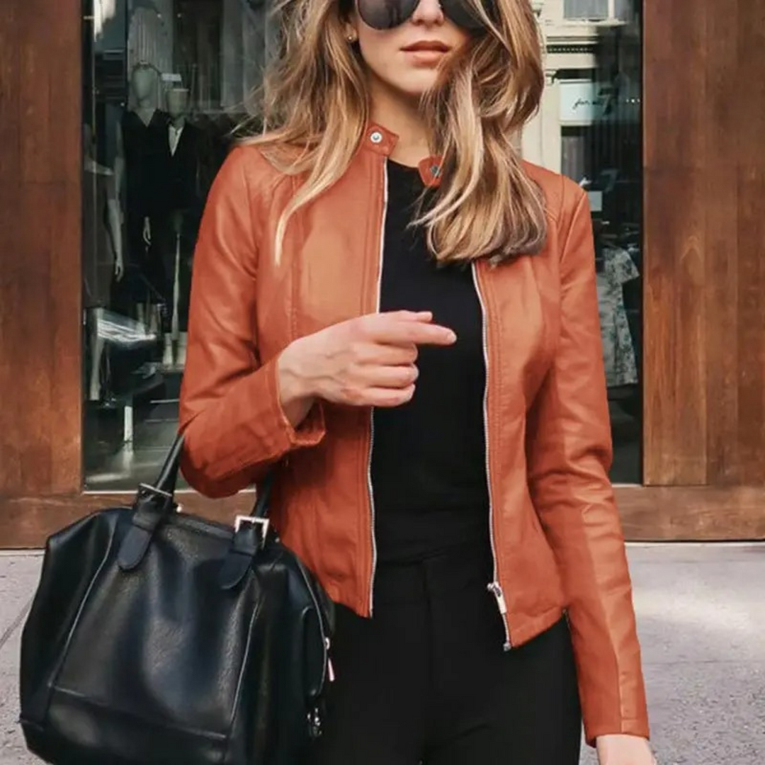Heidi-Mode | Damen Leder Motorradjacke