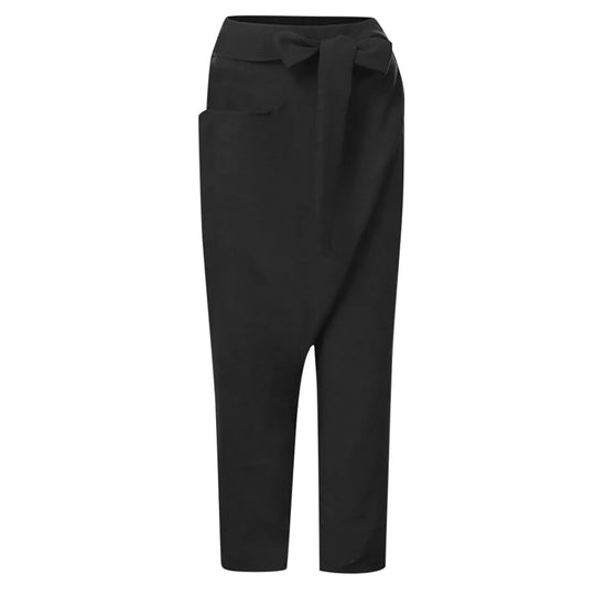Heidi-Mode | High-Waist Wickel Bequeme Hose