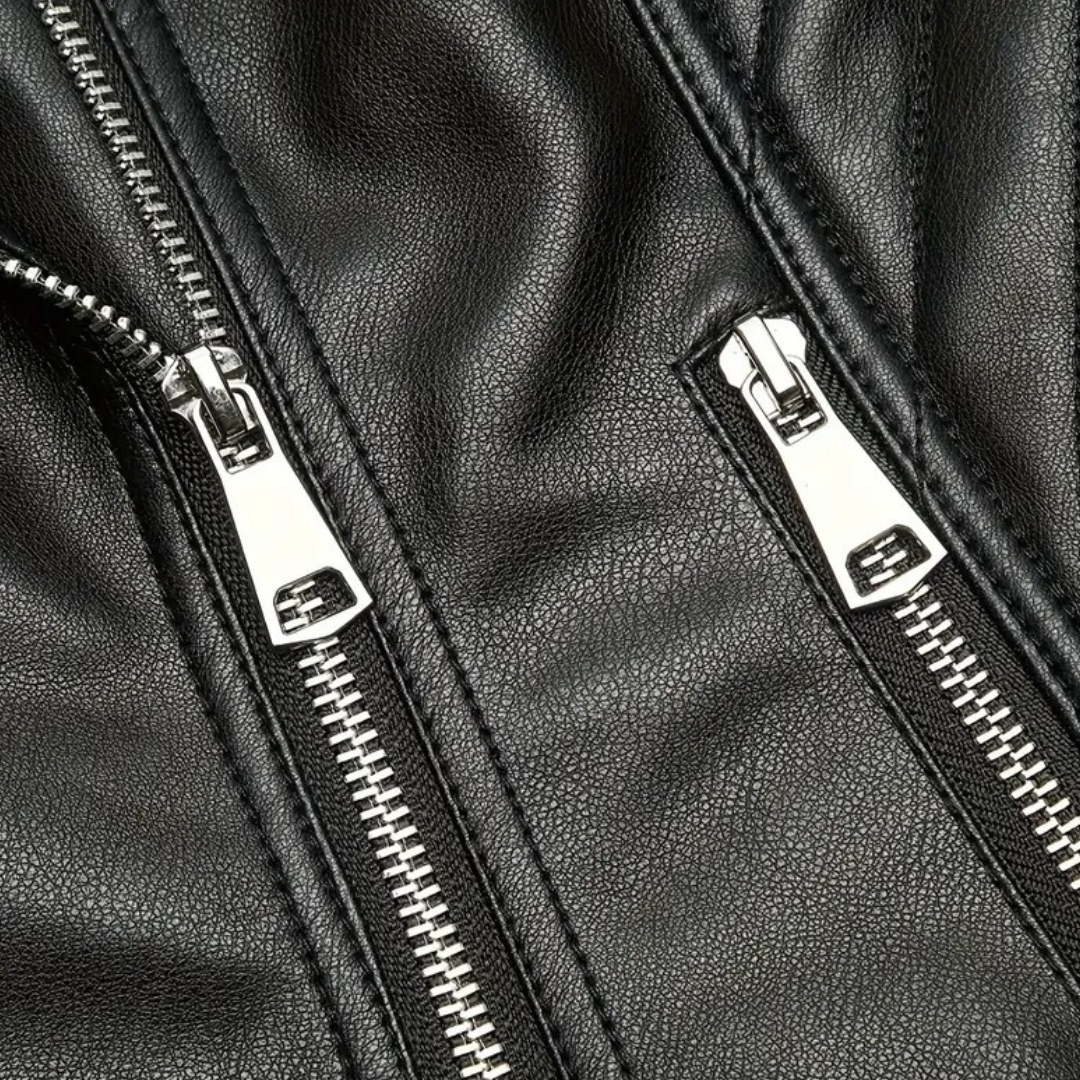 Heidi-Mode | Fake-Leder Bikerjacke für Frauen