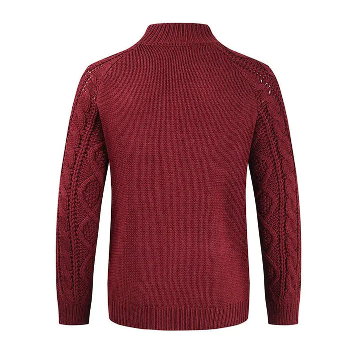 Heidi-Mode | Herren Strickknopf-Pullover