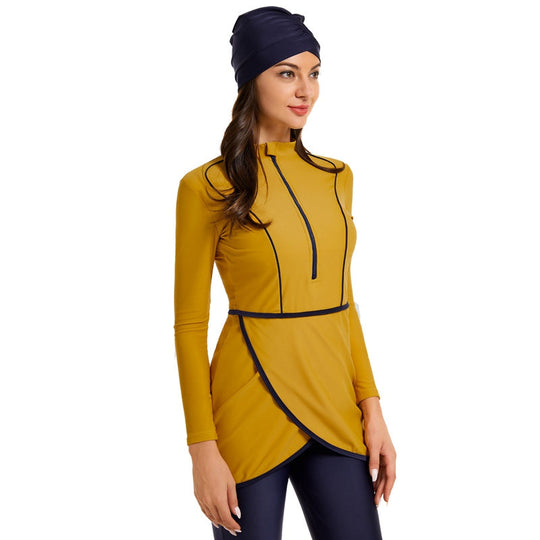 Heidi-Mode | 3 Teile Set Halal Bademode Badeanzug Burkini Badeoutfit