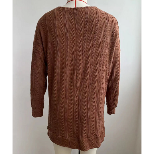 Heidi-Mode | Lange Strickjacken Damen Leichtgewicht Strickjacke mit Taschen