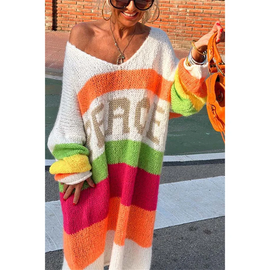 Regenbogen-Cardigan