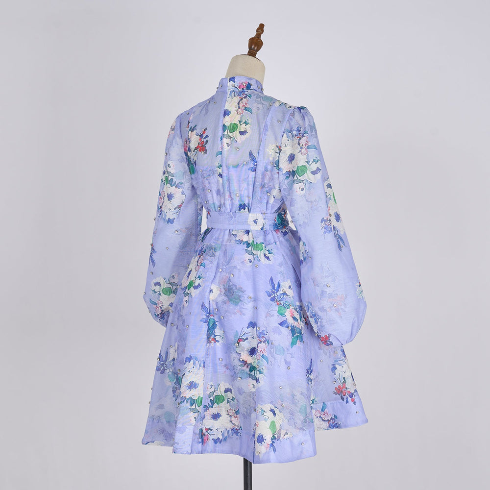 Heidi-Mode | Frühling Sommer Mode Temperament Trend Negl Perle Schwer Industrie Knopf Auf Kurz Zweiteiliger Satz