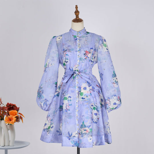 Heidi-Mode | Frühling Sommer Mode Temperament Trend Negl Perle Schwer Industrie Knopf Auf Kurz Zweiteiliger Satz