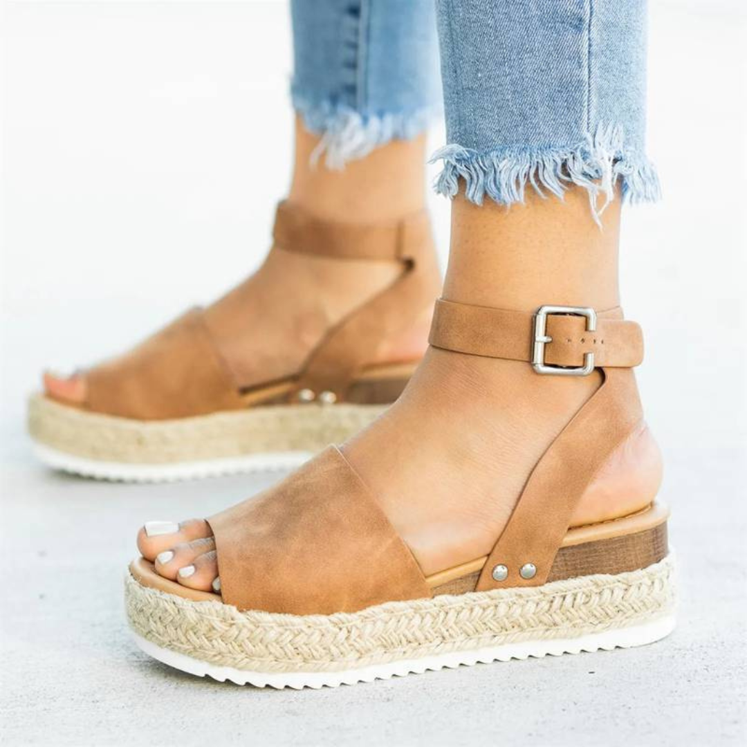 Heidi-Mode | Damen Keilsandalen