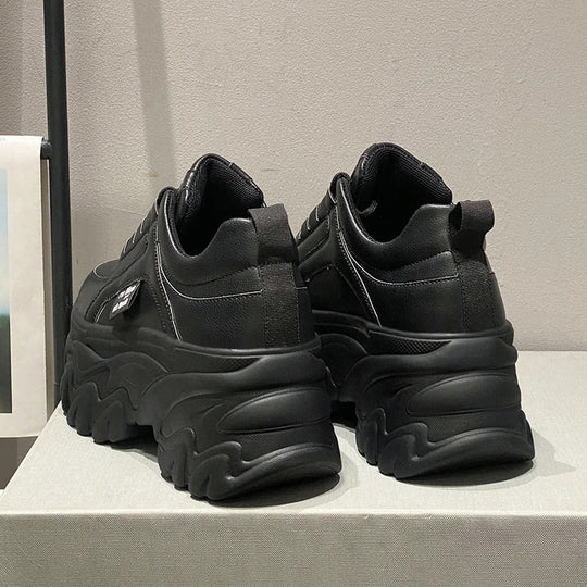 Bequeme Und Klobige Plateau-Sneakers