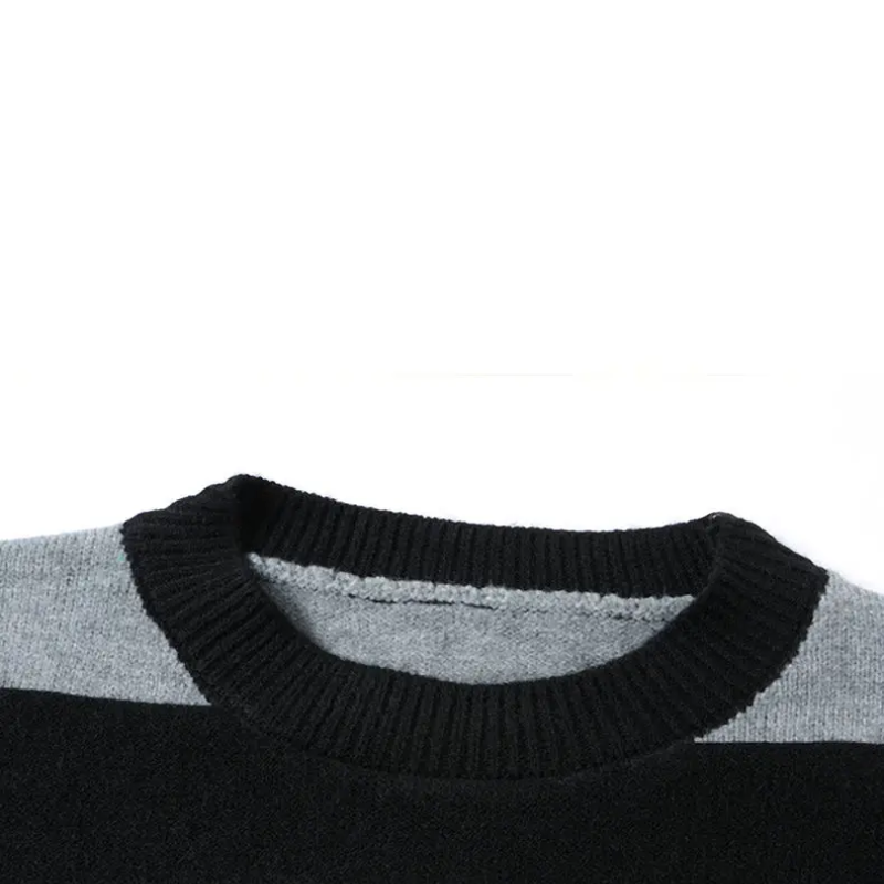 Heidi-Mode | Geometrischem Strickmuster, Lässiger Pullover Damen Pulli