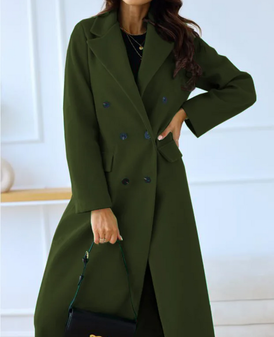 Elegante Trenchcoat Damen Doppelgeknöpft