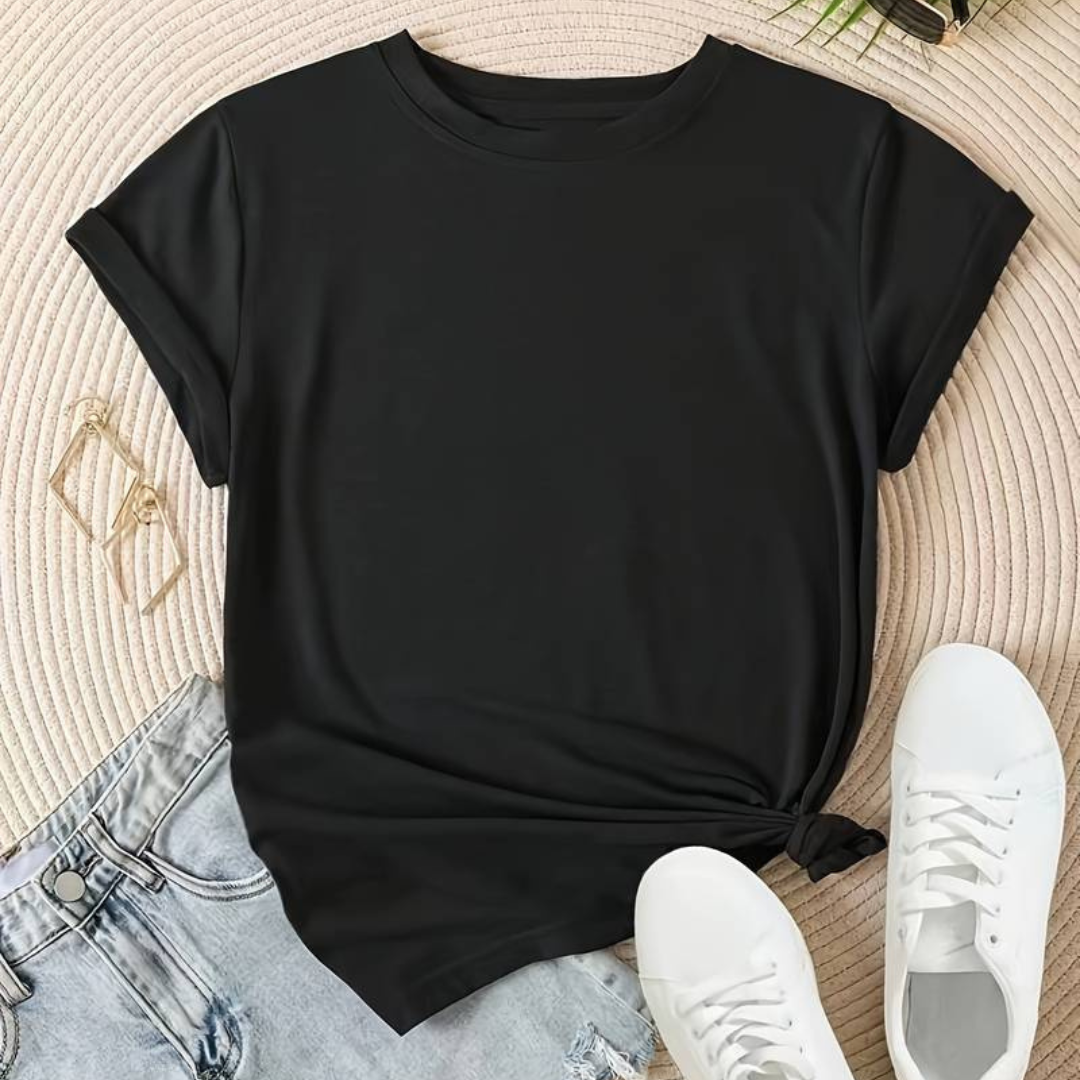 Heidi-Mode | Damen Bequem T-Shirt Rundhals