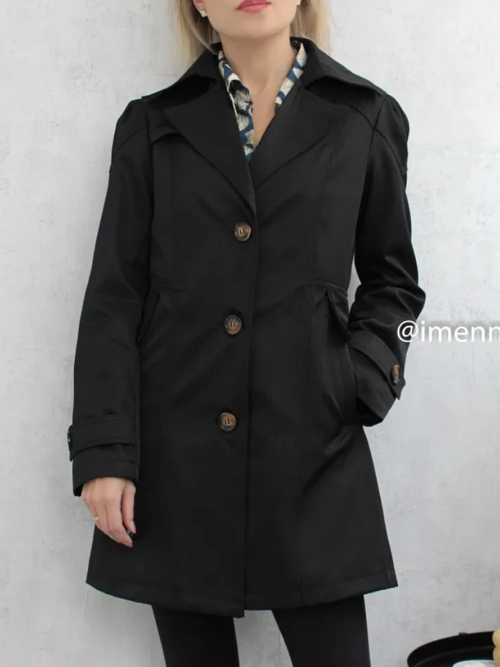 Kurze Trenchcoat Leichte Damenjacke