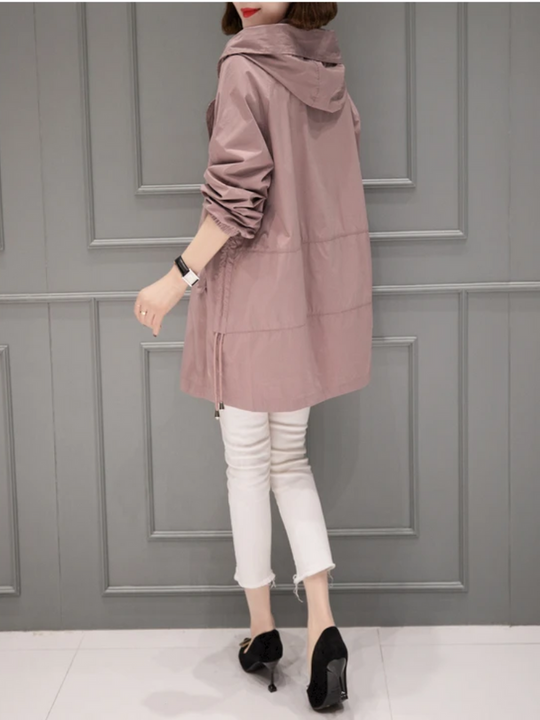 Trenchcoat Damenjacke Mit Kapuze