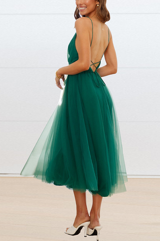 Heidi-Mode | Was Ich An Dir Mag Mesh Midi Kleid