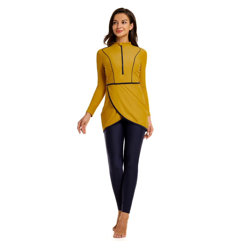 Heidi-Mode | 3 Teile Set Halal Bademode Badeanzug Burkini Badeoutfit