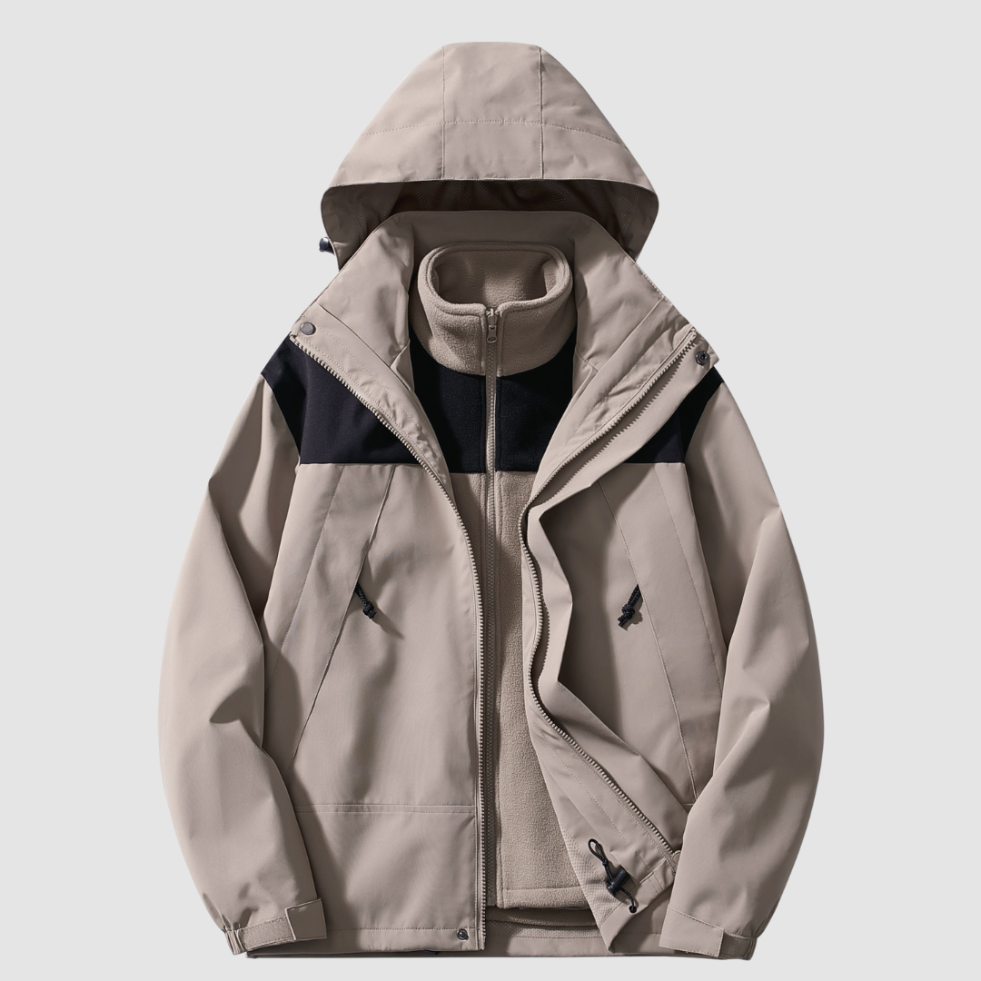 3-in-1 Fleece Winterjacke Komfort | Heidi-Mode