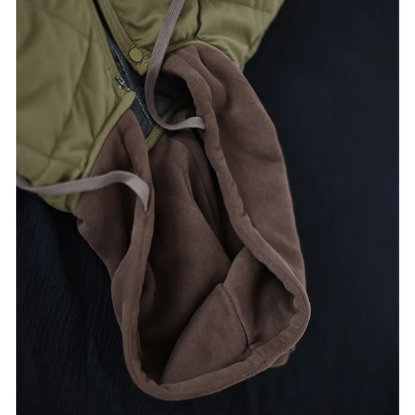 Heidi-Mode | Modern langer einfarbiger gepolsterter Mantel mit Knöpfen Ideal für Herbst/Winter