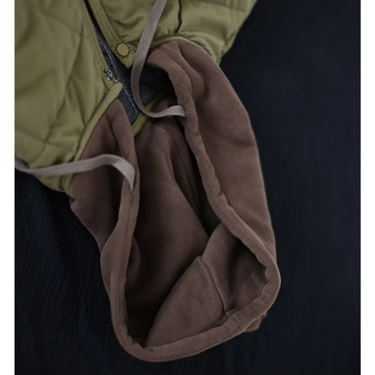 Heidi-Mode | Modern langer einfarbiger gepolsterter Mantel mit Knöpfen Ideal für Herbst/Winter