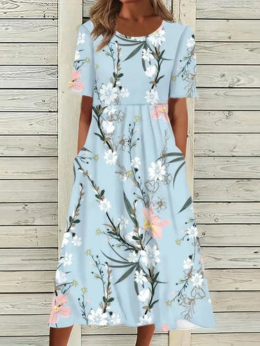 Kleid mit Blumenmuster für Damen