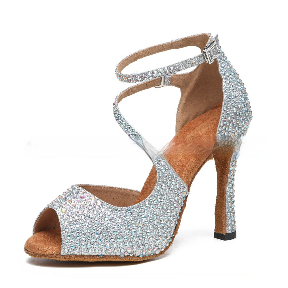 Heidi-Mode | Frauen Latin Tanz Mittelabsatz Tanzschuhe Damen