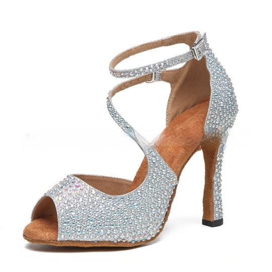 Heidi-Mode | Frauen Latin Tanz Mittelabsatz Tanzschuhe Damen