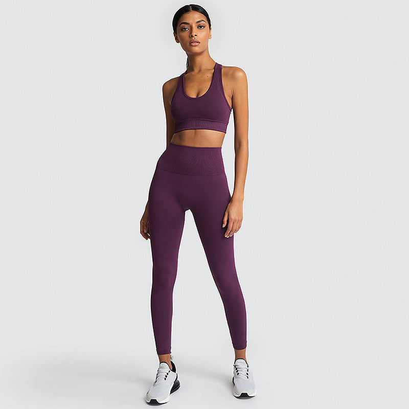 Heidi-Mode | Nahtloses Sportset aus Nylon für Damen