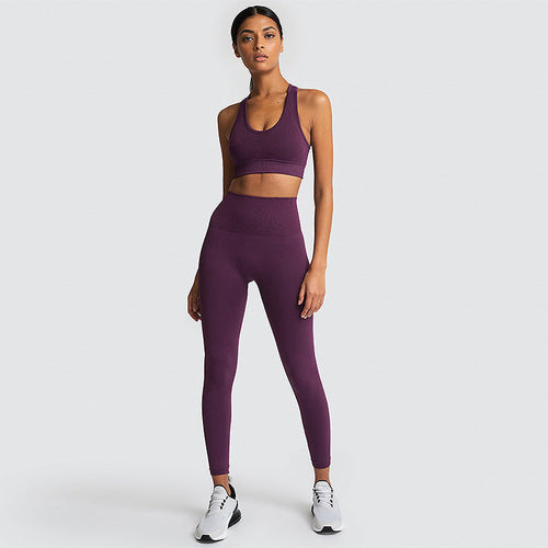 Heidi-Mode | Nahtloses Sportset aus Nylon für Damen
