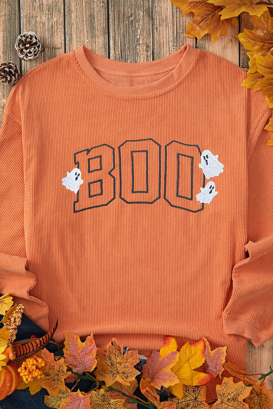 Heidi-Mode | Boo Rundhals Langarm Sweatshirt