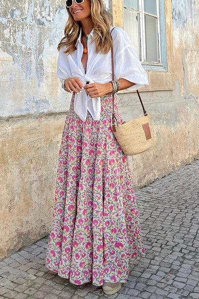 Heidi-Mode | Sommer Lange Röcke Boho Druck