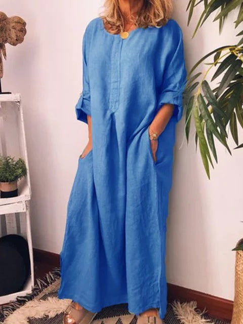 Damen Leichtes Sommerkleid Heidi-Mode