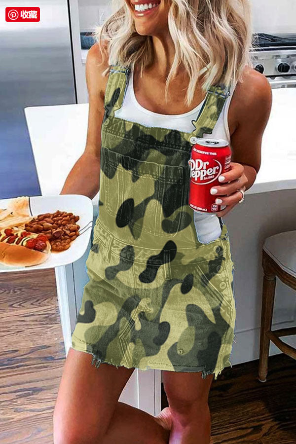 Damen Latzkleid aus hochwertigen Denim mit stylischen Knopfdetails Heidi-Mode