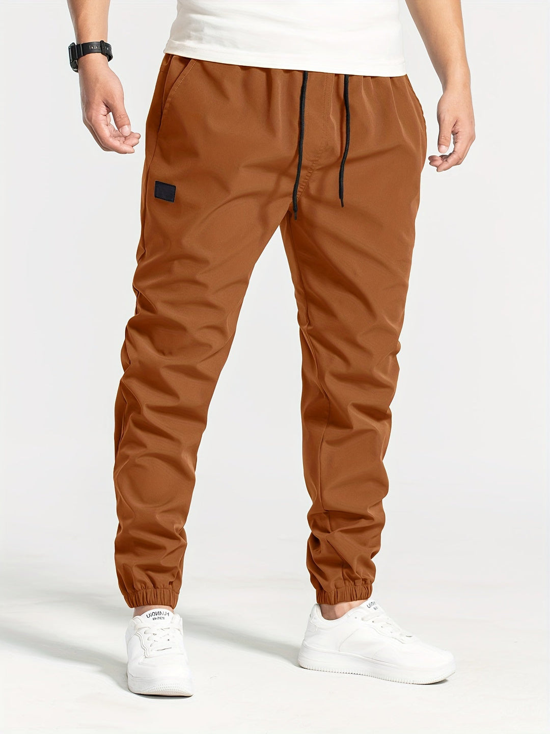 Lässige Tapered-Hose mit Kordelzug