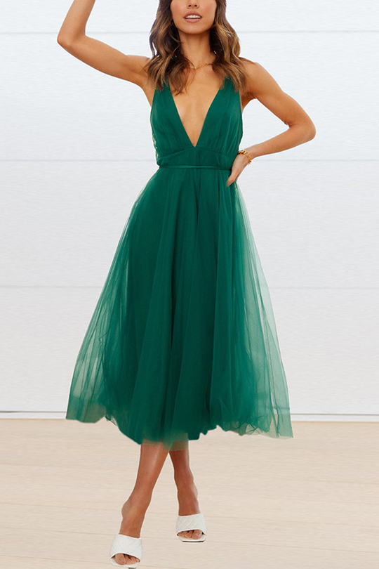 Heidi-Mode | Was Ich An Dir Mag Mesh Midi Kleid