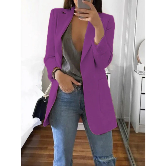 Heidi-Mode Schmal geschnittener Blazer Modern & Stilvoll