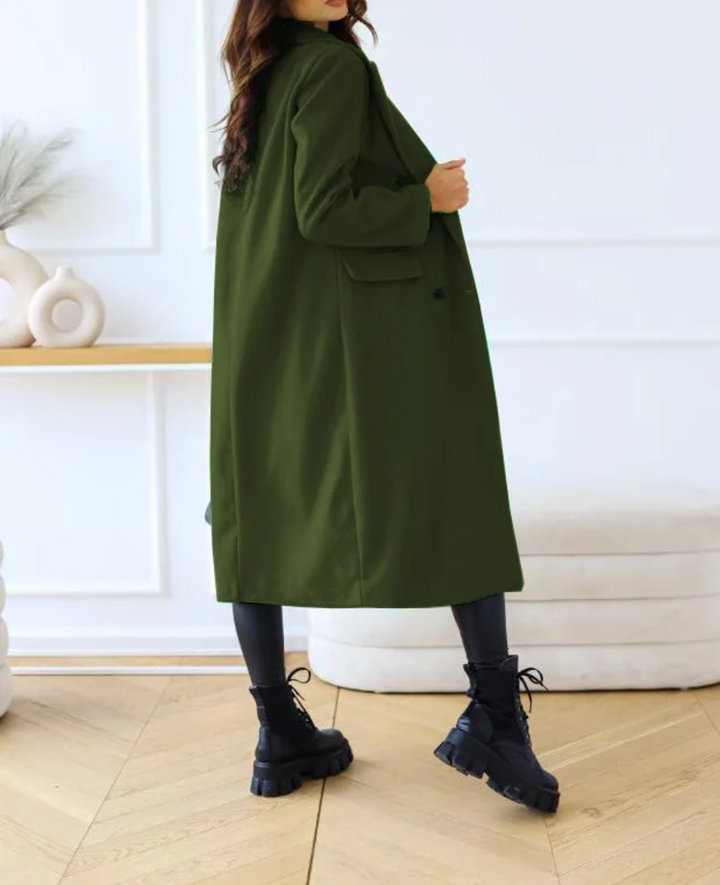 Elegante Trenchcoat Damen Doppelgeknöpft