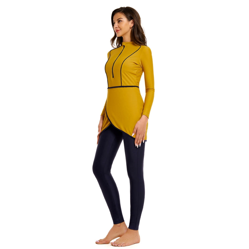 Heidi-Mode | 3 Teile Set Halal Bademode Badeanzug Burkini Badeoutfit