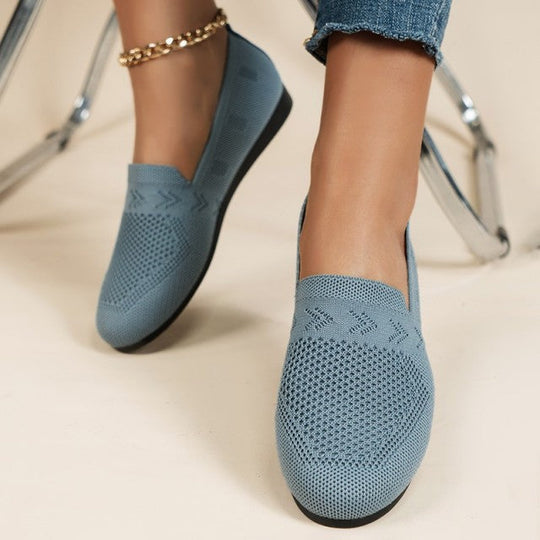 Heidi-Mode | Blaue Atmungsaktive Mesh Schuhe