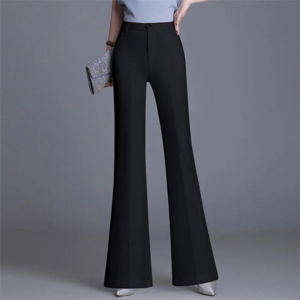 Heidi-Mode | Elegante Enganliegende Hohe Taille Flared Hosen