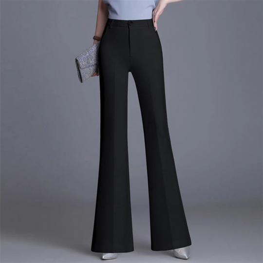 Heidi-Mode | Elegante Enganliegende Hohe Taille Flared Hosen