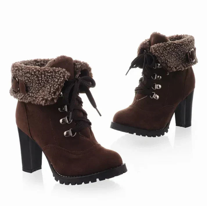 Heidi-Mode | Winterstiefel mit Absatz – Stylisch und Warm