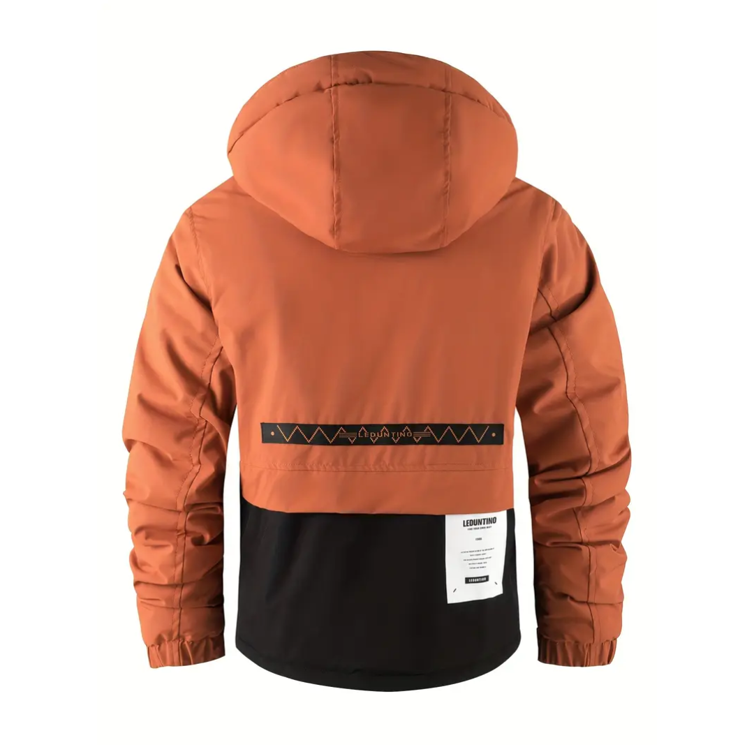 Heidi-Mode | Herren Outdoor-Jacke gepolstert mit abnehmbarer Kapuze