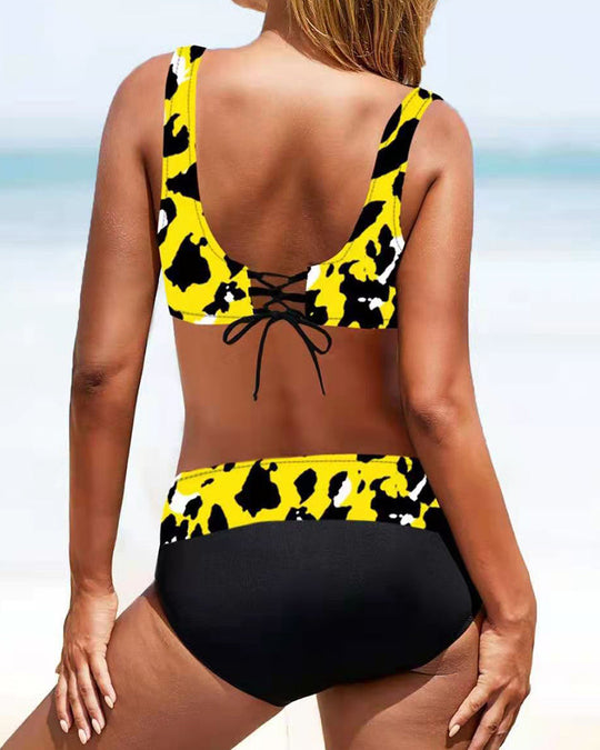 Heidi-Mode | Bikini mit Buntem Badeanzug
